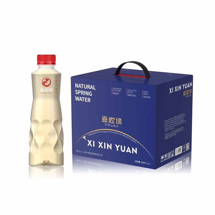 喜心缘山泉 380mL12瓶/礼盒/90元